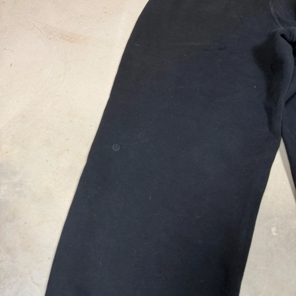 Lululemon Scuba High Rise Jogger Black Fleece Sweatpants Mens Large LWSG10S